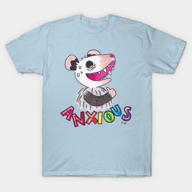 Anxious T-Shirt by Possum Mood